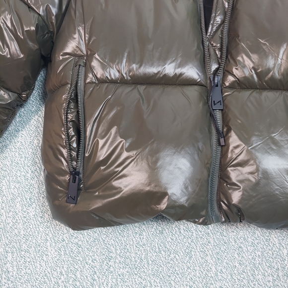 Noize Brand Streetwear Cropped Puffer Jacket, Ladys Size L - Picture 3 of 7